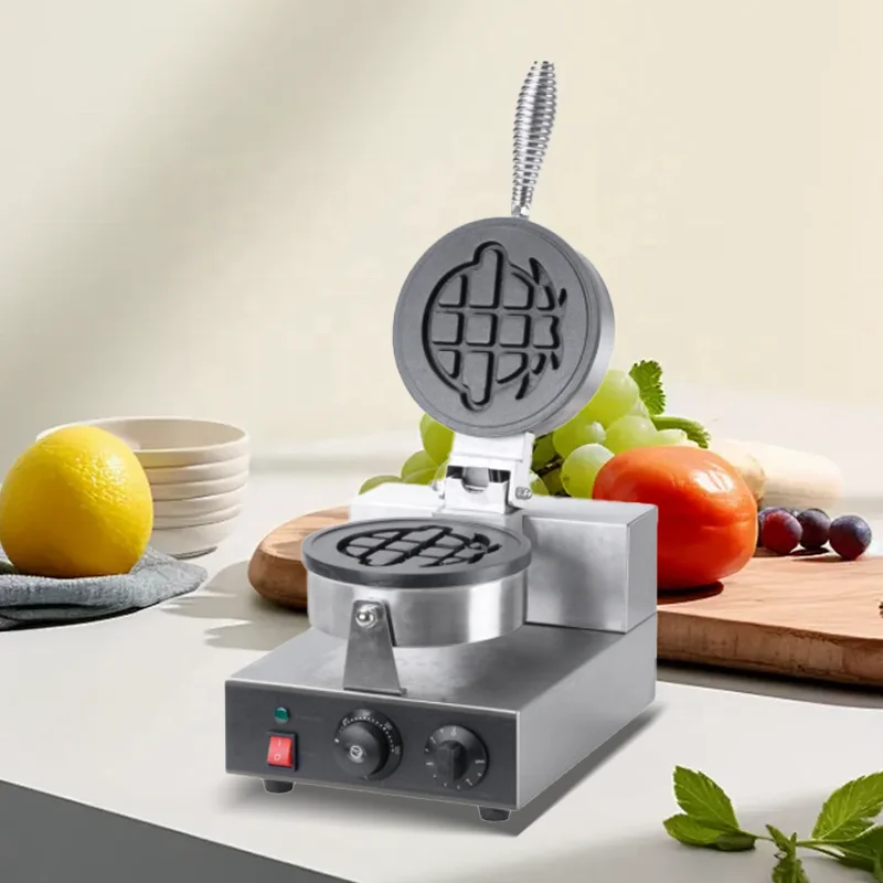 Wholesale  Commercial Stuffed Belgian Waffle Maker Restaurant Snack Shop Use Cartoon Shaped Electric Stuffed Waffle Maker
