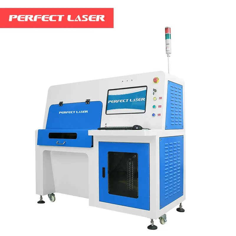 Perfect Laser- Full-Enclosed Germanium Solar Panel Ceramic Aluminum Foil Silicon Wafer Fiber Laser Cutting Scribing Machine
