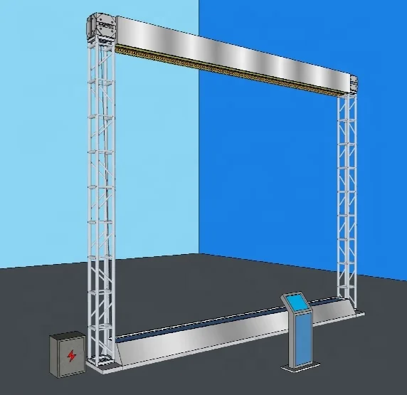 
graphic water curtain with touchpad programmer musical fountain for event announcement rent 