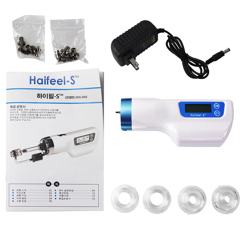 Портативный пистолет для мезотерапии Haifeel-s вакуумный инжектор с гиалуроновой
