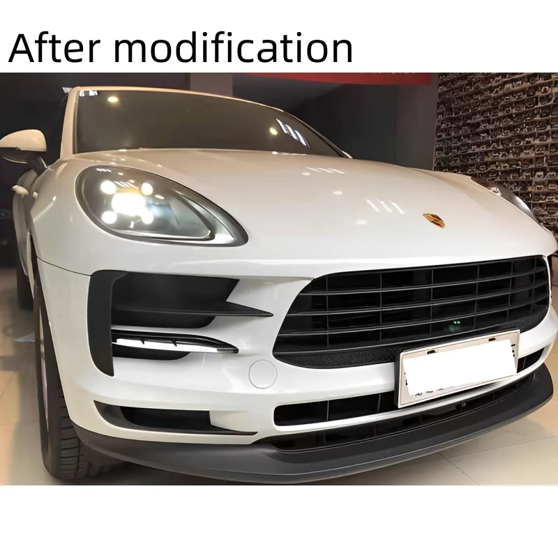 Modified front bumper kit to fit for Porsche macan
