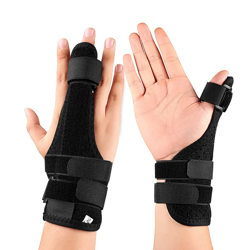 Custom Logo Adjustable Thumb and Wrist Stabilizer Breathable Wrist Support Brace Splint