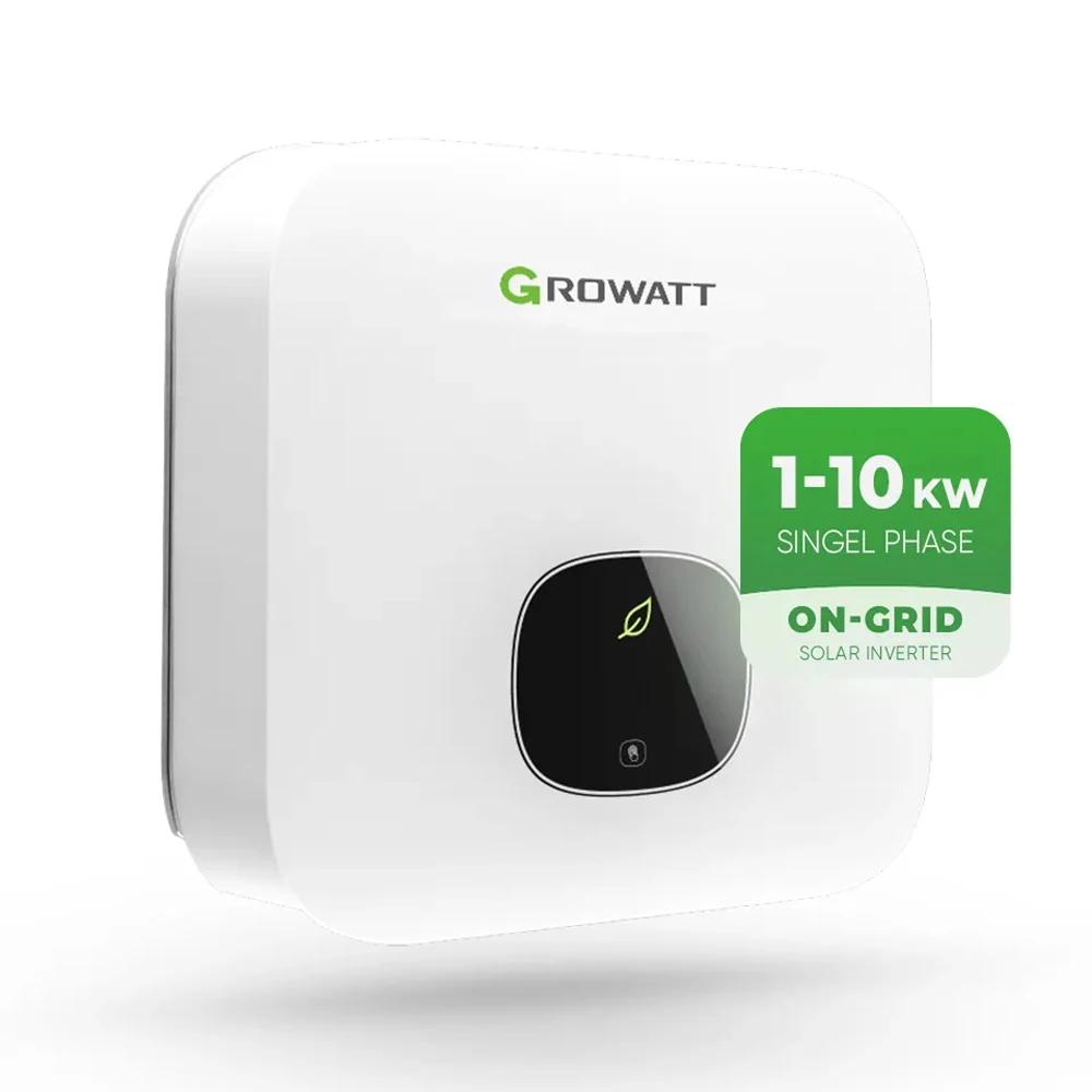 Growatt On Grid Solar Inverter 3Kw 4Kw 5Kw 8Kw 10Kw 15Kw 10 Kw Grid Tie Solar Inverter Price With Limiter
