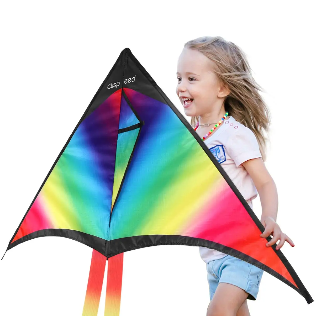 Large Rainbow Delta Kite new designs custom shape cheap kite kiteboarding kite