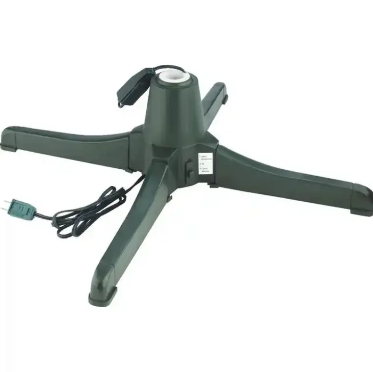 Automatic Revolving Artificial Tree Stand Plastic 360 Degree Rotating Christmas Tree Stand