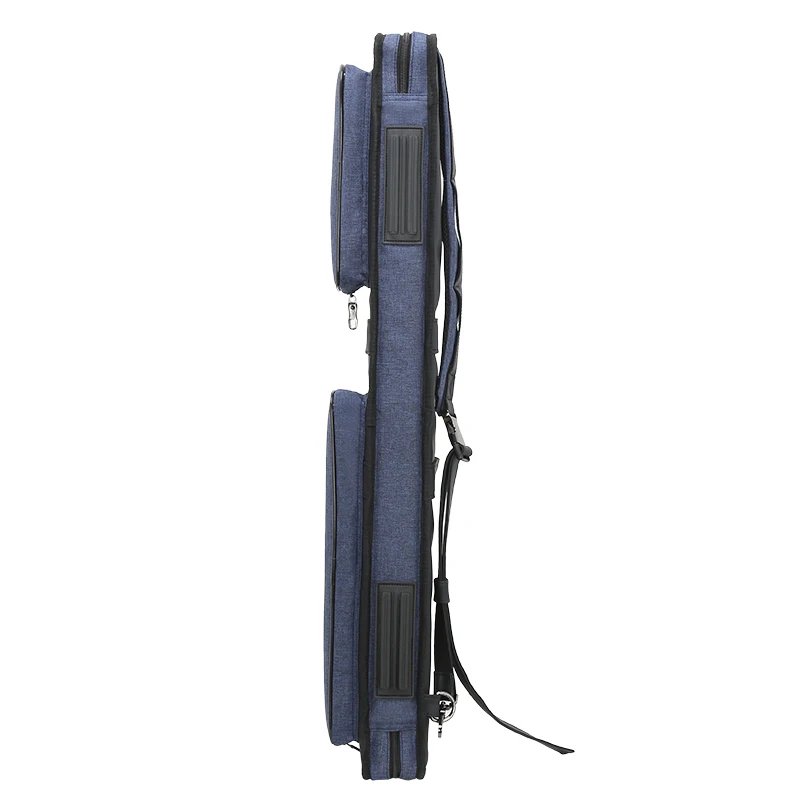 Custom Soft Snooker & Billiard Cases Waterproof Double Shoulder Straps Cue Carrying Bag for 2 Butts & 4 Shafts