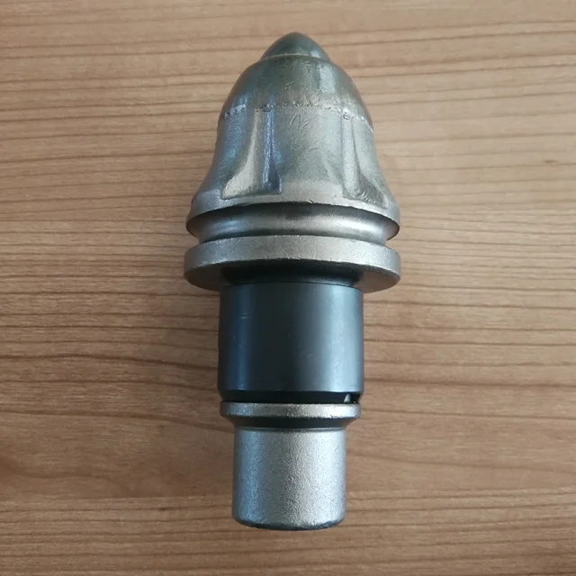 
Application of cemented carbide spiral pick in hydraulic pile driver 