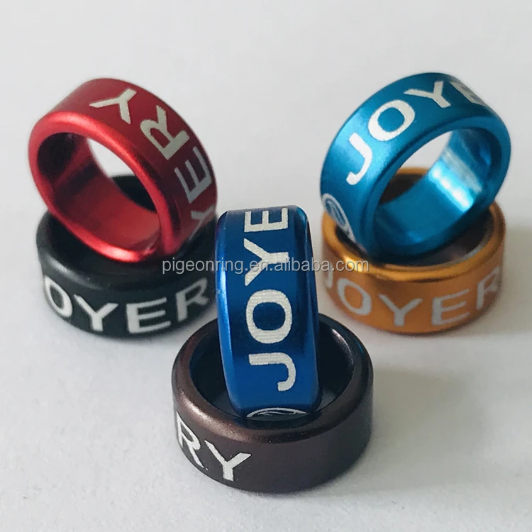 Wholesale High quality Aluminum bird rings short Archangel pigeon rings all size
