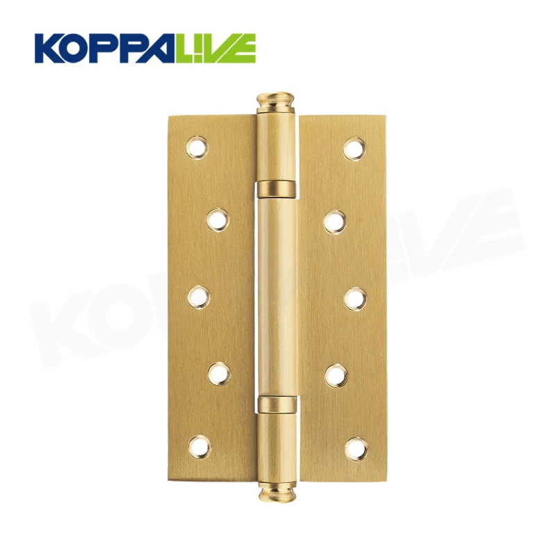 Koppalive поставщик стыковых петель сверхмощный 4-дюймовый 5-дюймовый поворотный подшипник латунные дверные петли