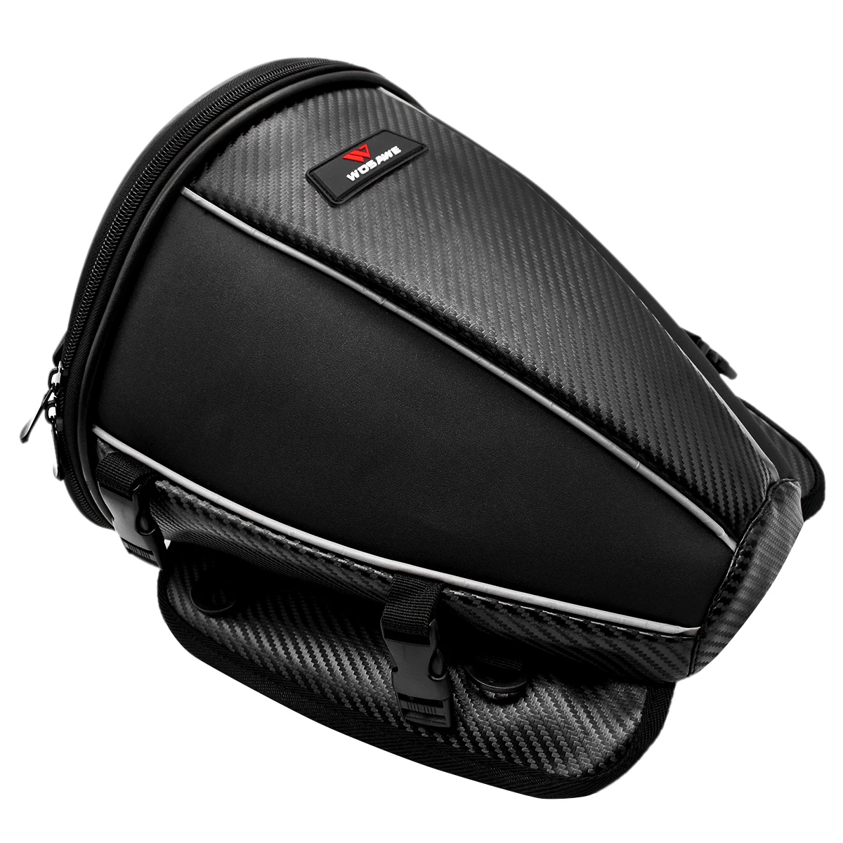 Motorcycle Bag Luggage Saddle Tank Moto Tail Bag Rear Seat Shoulder Backpack Lightweight Waterproof Reflective High Visibility