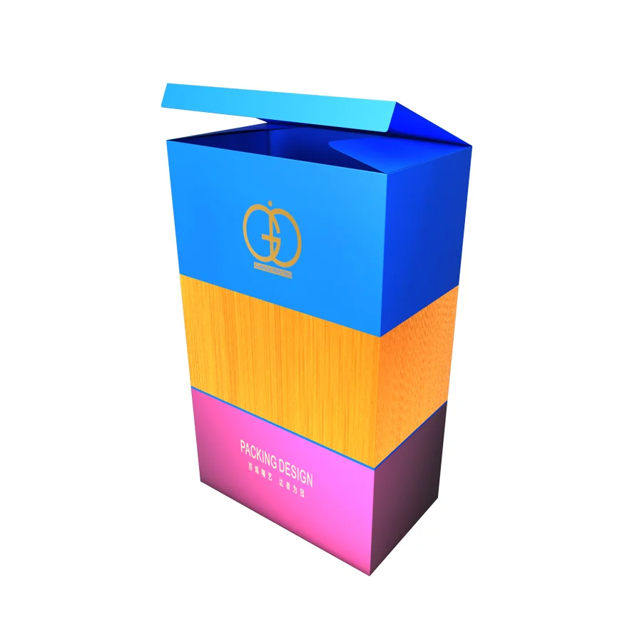 Flip Folder Fragrance Gift Box Custom Luxury Perfume Packages Colorful Perfume Boxes