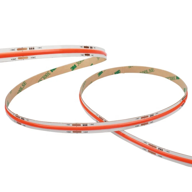 
New Launch COB LED strip light with Red color 480 chips/m 