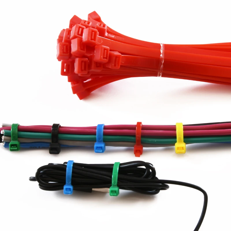 Free Samples 4.8*150 mm Plastic Zip Ties Nylon Cable Tie Manufacturer Self Locking Nylon Cable Tie