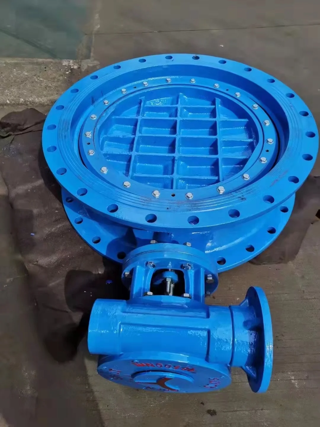 Factory Price Cast Iron ISO 5211 Resilient Seat Butterfly Valve With EPDM NBR Seat