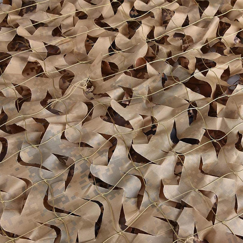 Камуфляжная сетка для охоты, прочная камуфляжная ткань Оксфорд, устойчивая к разрыву, в стиле милитари пустыни, джунглей, любого размера