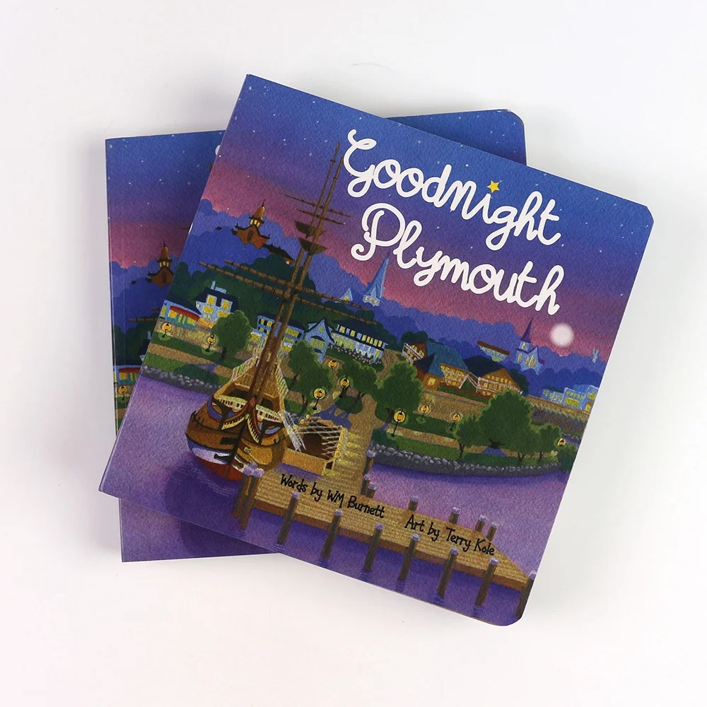 High Quality Printer Custom Cardboard Books Print Children Kids Board Book Printing Service