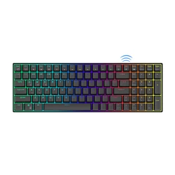 Royal Kludge RK100 colored computer wireless keyboards rgb ergonomic mini clavier gamer usb hot swap mechanical keyboard