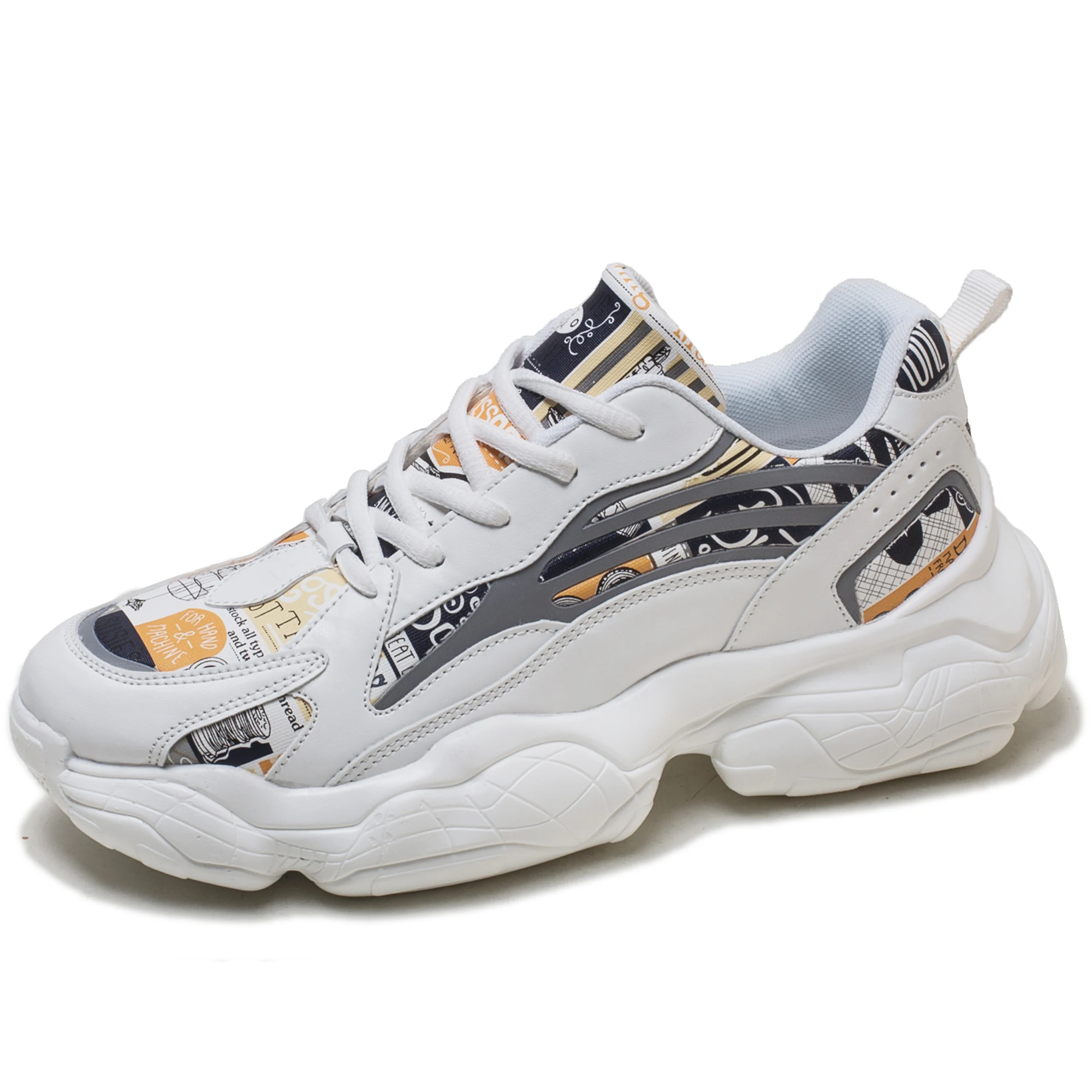 Korean version of platform sports shoes