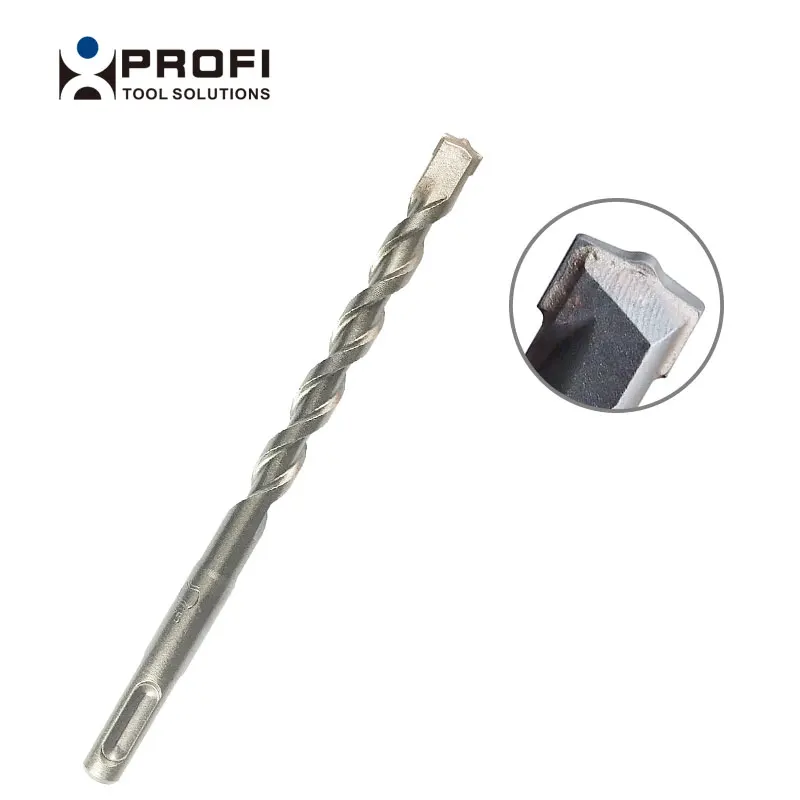 6 шт., сверла для бетона sds, с одинарным и поперечным наконечником