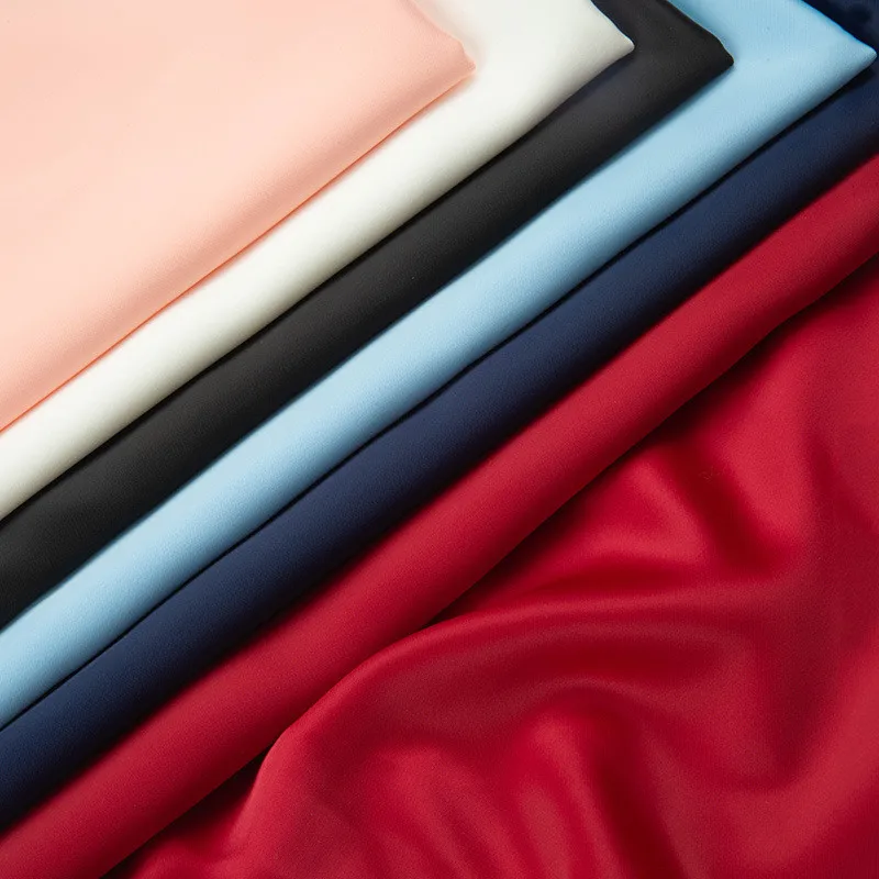 75D*120D 100% viscose Woven Fabric luxury silk hair head turbans scarfs fabric Comfortable viscose Fabric