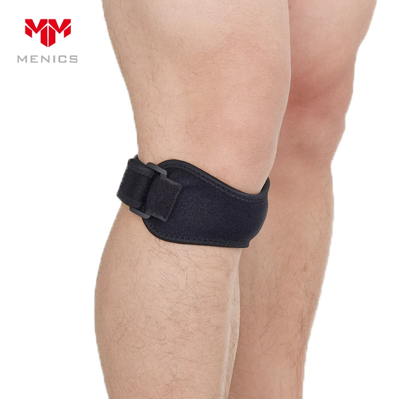 Menics Adjustable Neoprene Patella Knee Strap for Fitness Patella Tendon Knee Strap Support Brace Patella Band OEM ODM Available