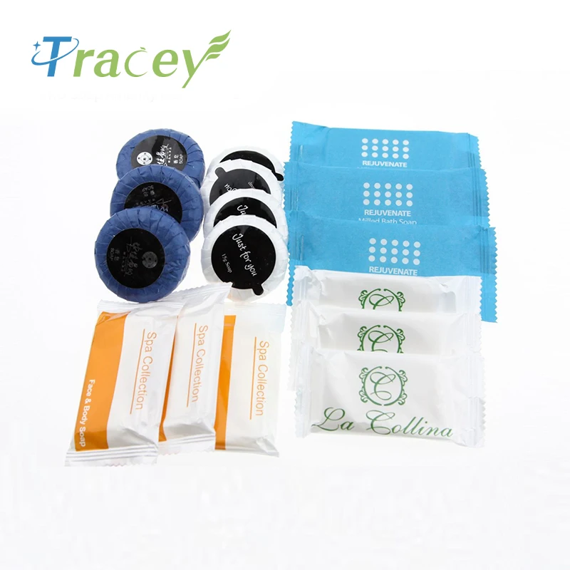 Small Organic Amenities Travel Round Toilet Bath Bar Soap Biodegradable Mini Hotel Soap