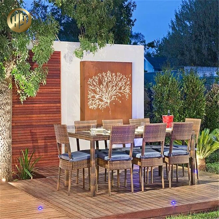 Home Decoration Weathering Resistant Steel Modern Room Divider Decorative Metal Screen