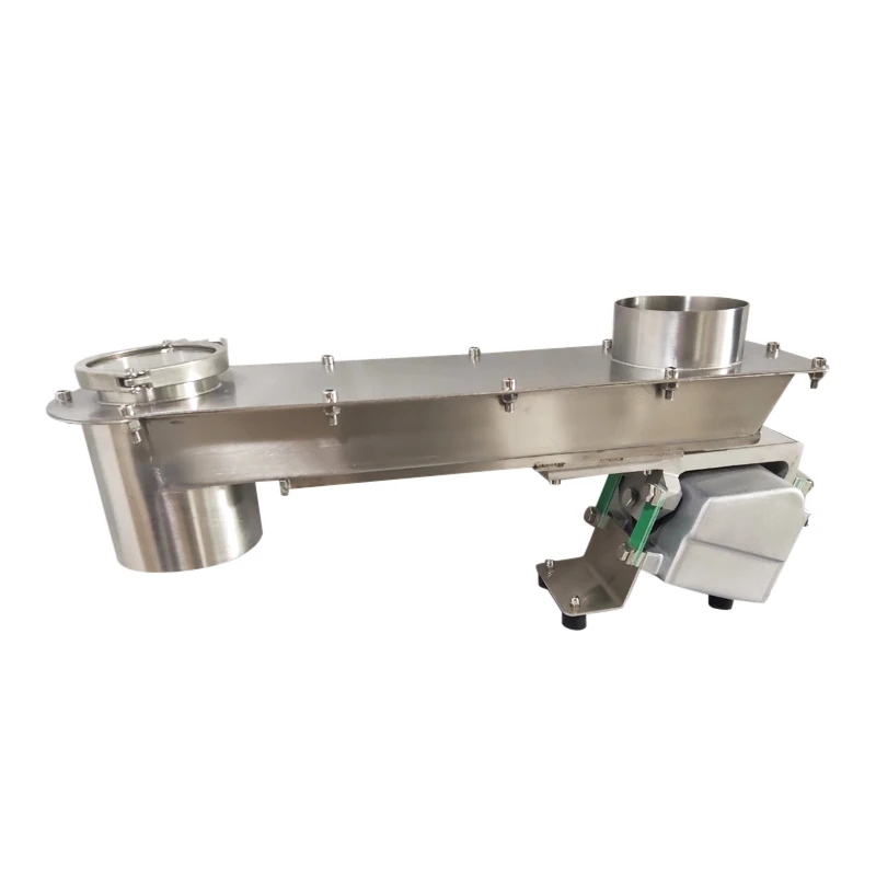 304/316  Enclosed Powder Particle Tube Vibrating Feeder vibration Conveyor vibratory feeder