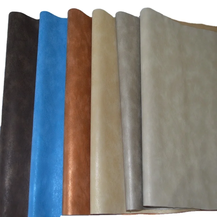 pvc artificial leather new leather brown faux leather material for luxury car seat cover
