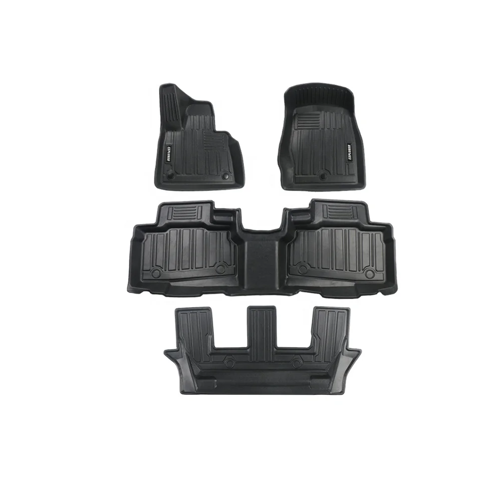 Luxury Durable New Design Compatible car floor mats Customized car Eco-friendly TPE Material car mats for Ford Explorer 2020+