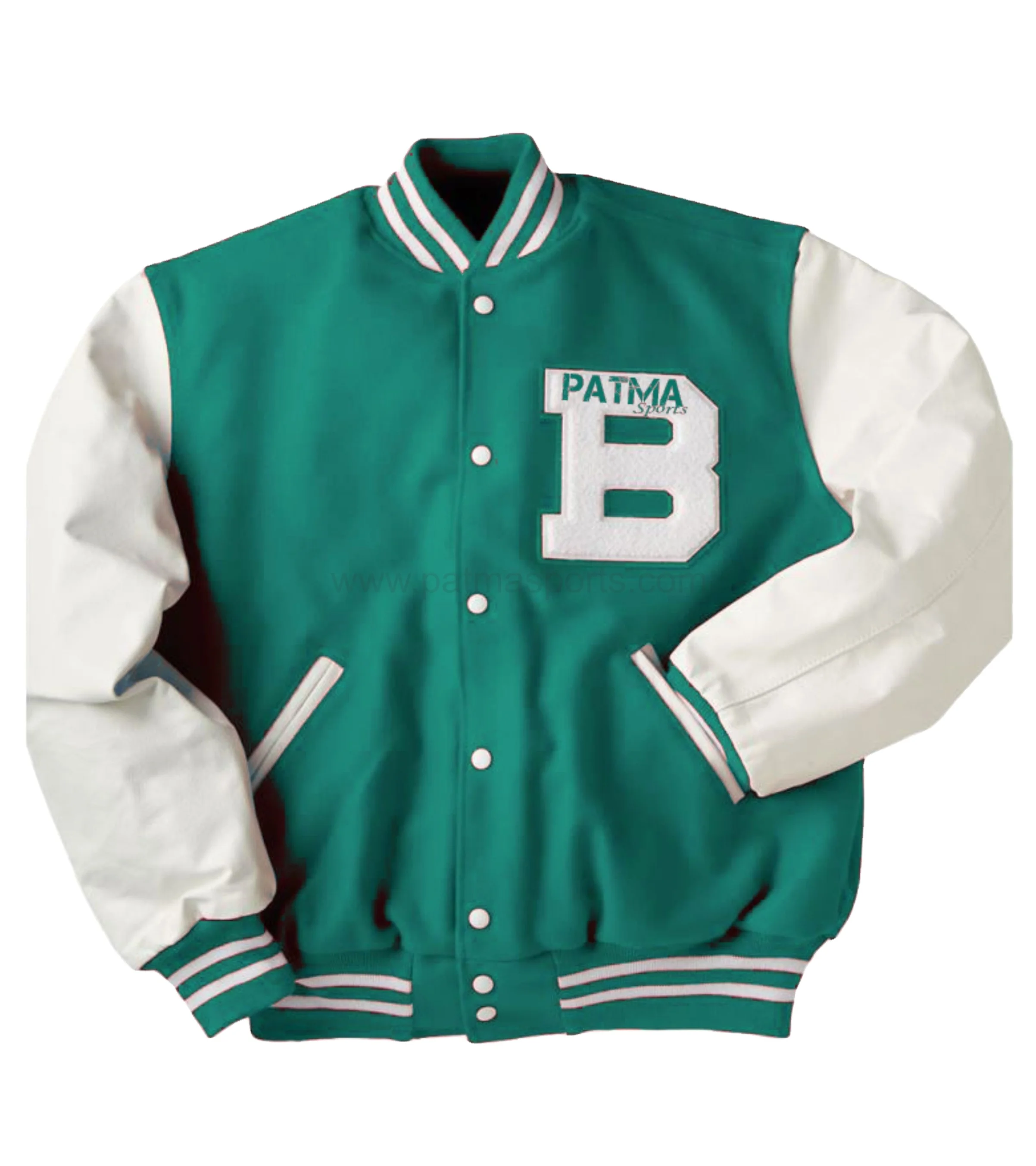 Custom Made low Price Cheap Custom Satin Silk Jacket With Leather Sleeves