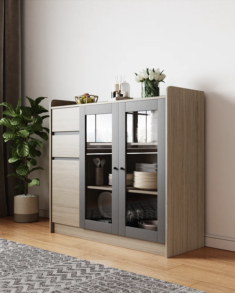 Dinning Room Wooden Storage Cupboards Organizer Home Luxury Kitchen Cabinet Modern Designs With Drawers