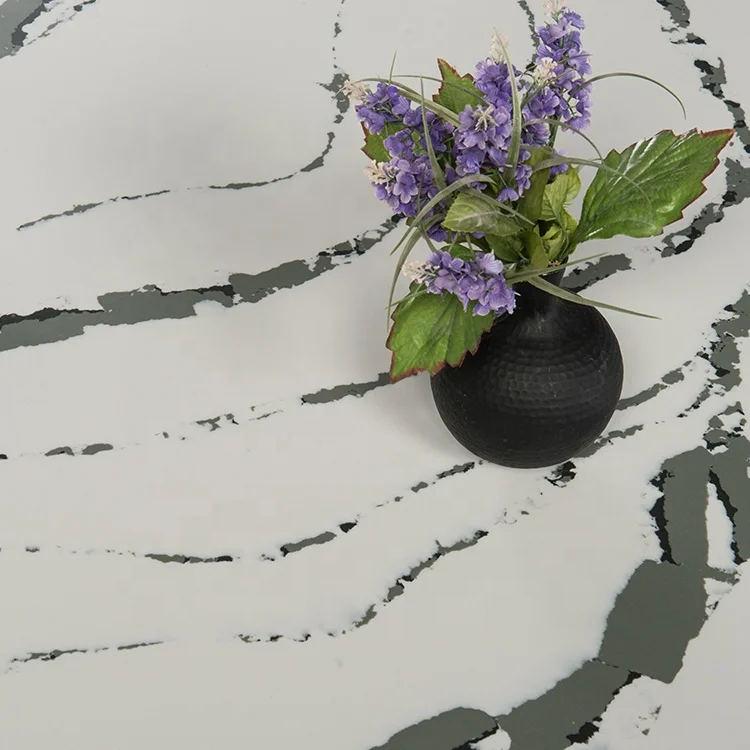 
polished white red natural quartz slabs for composite quartz countertop wall panel 