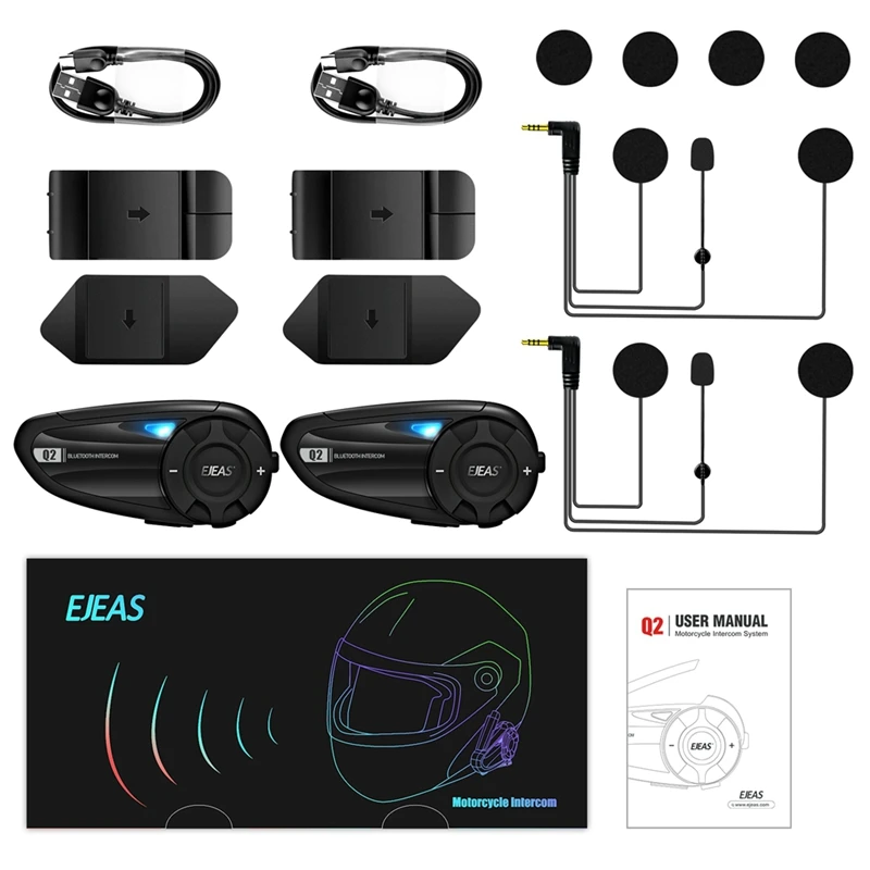 Wholesale waterproof bluetooth communication system intercom motorbike intercom
