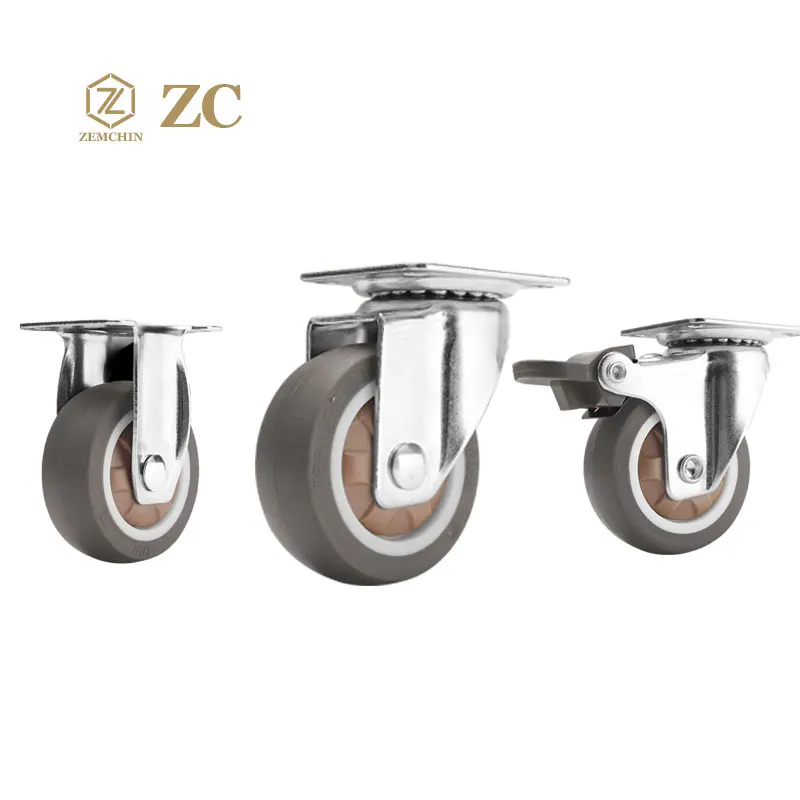 Customized professional Movers with Easy Locking Brake Mechanism and Quiet Operation Silent Swivel Brake Wheels