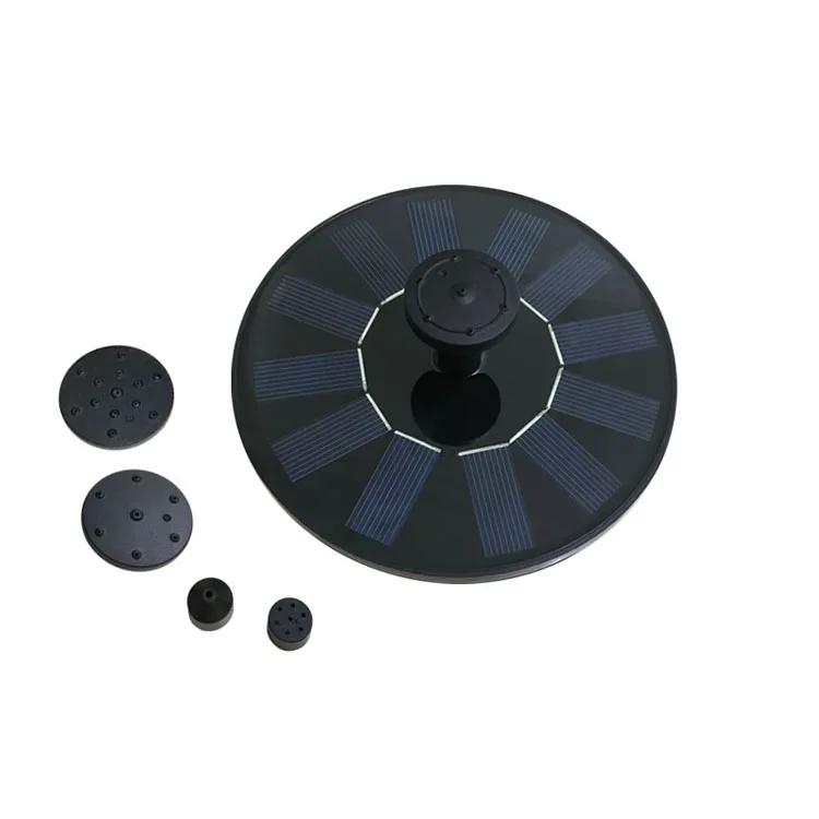 
Solar BirdBath Fountain Pump Solar Powered Fountain Pump 1.2W Solar Powered Floating Fountain Kit for Garden and Patio 