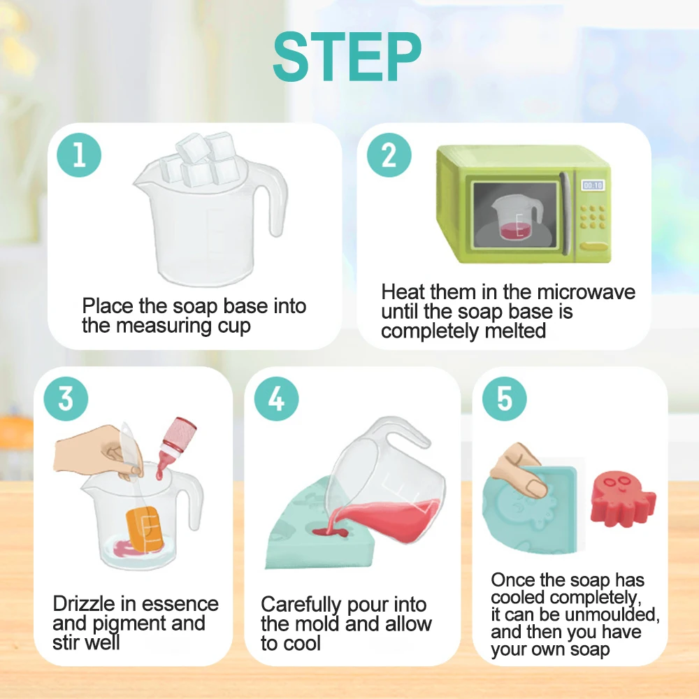 2024 DIY Base Soap Educational Arts And Crafts Supplies Soap Making Ice Cream Kits For Girls And Boys