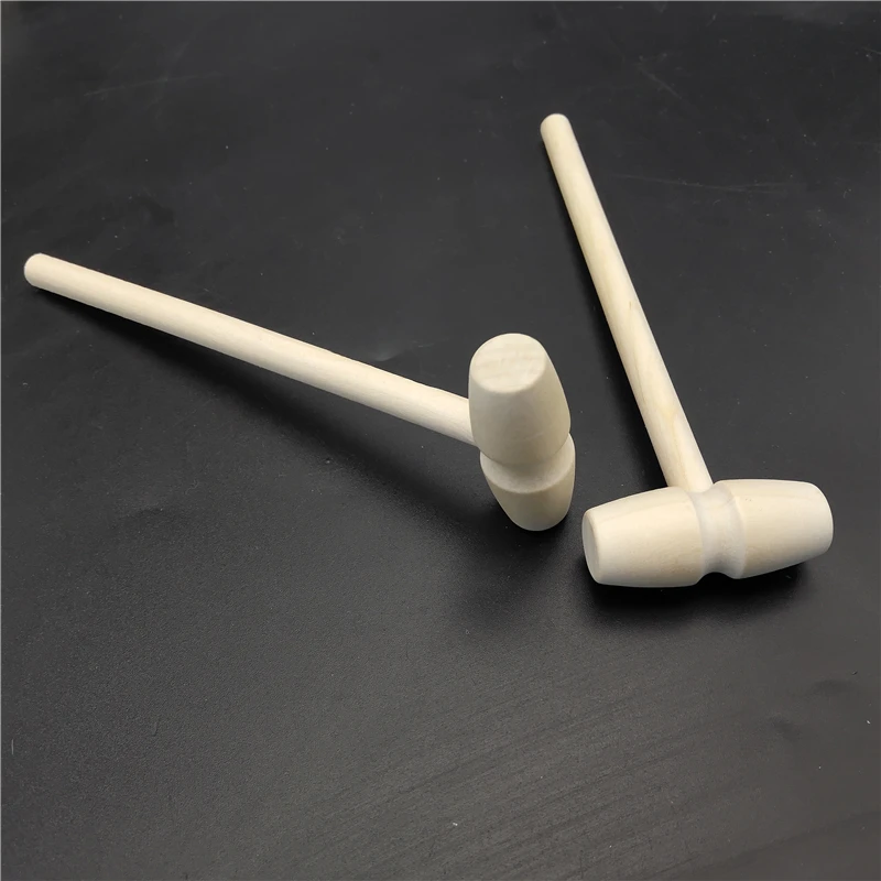 Good Gift For Children Mini Wood Hammer Mallet Toy For Chocolate