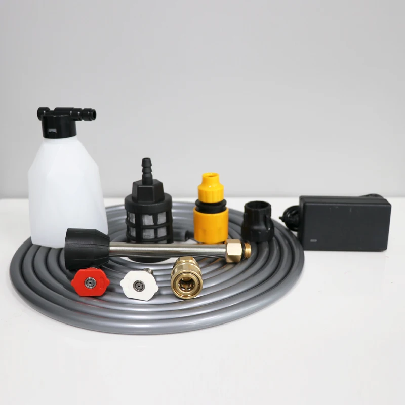 Package E 25v 30000mAh Portable Wireless Lithium Battery Cleaning machine Water Spray Pressure Gun For Car Wash