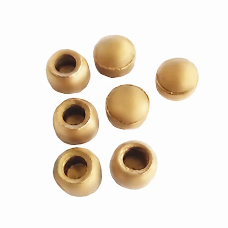 porous copper impregnated self lubricating sleeve bush spherical oiless bushing bronze bearing