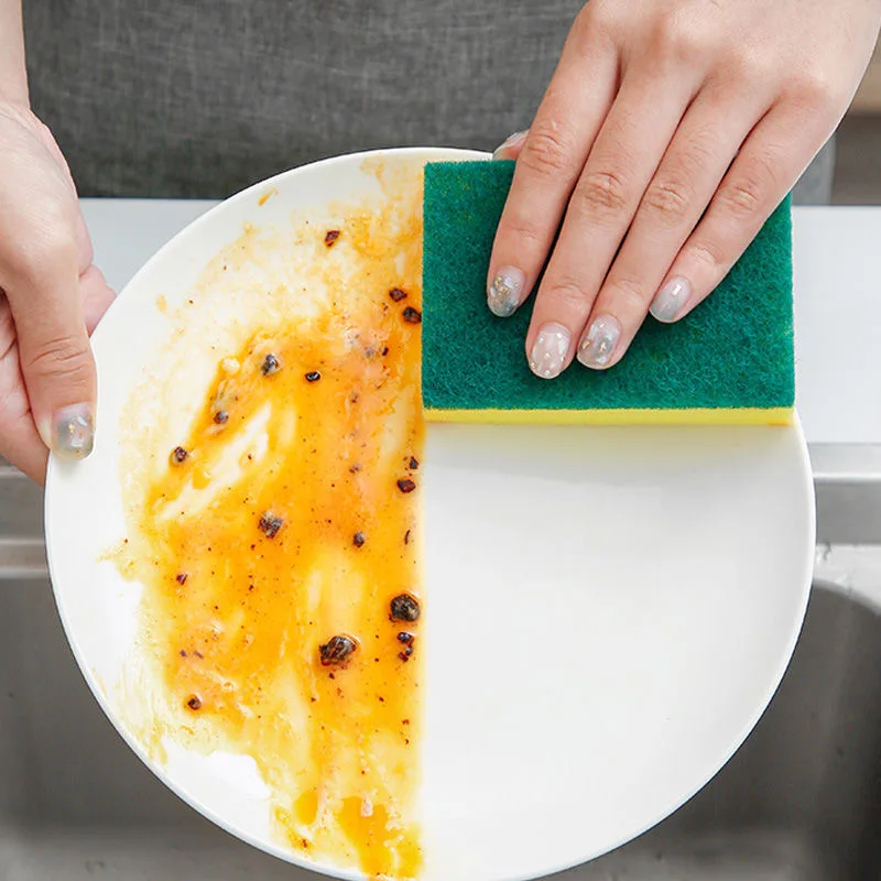 Kitchen Cleaning Sponge,Eco Non-scratch for Dish,Scrub Sponge