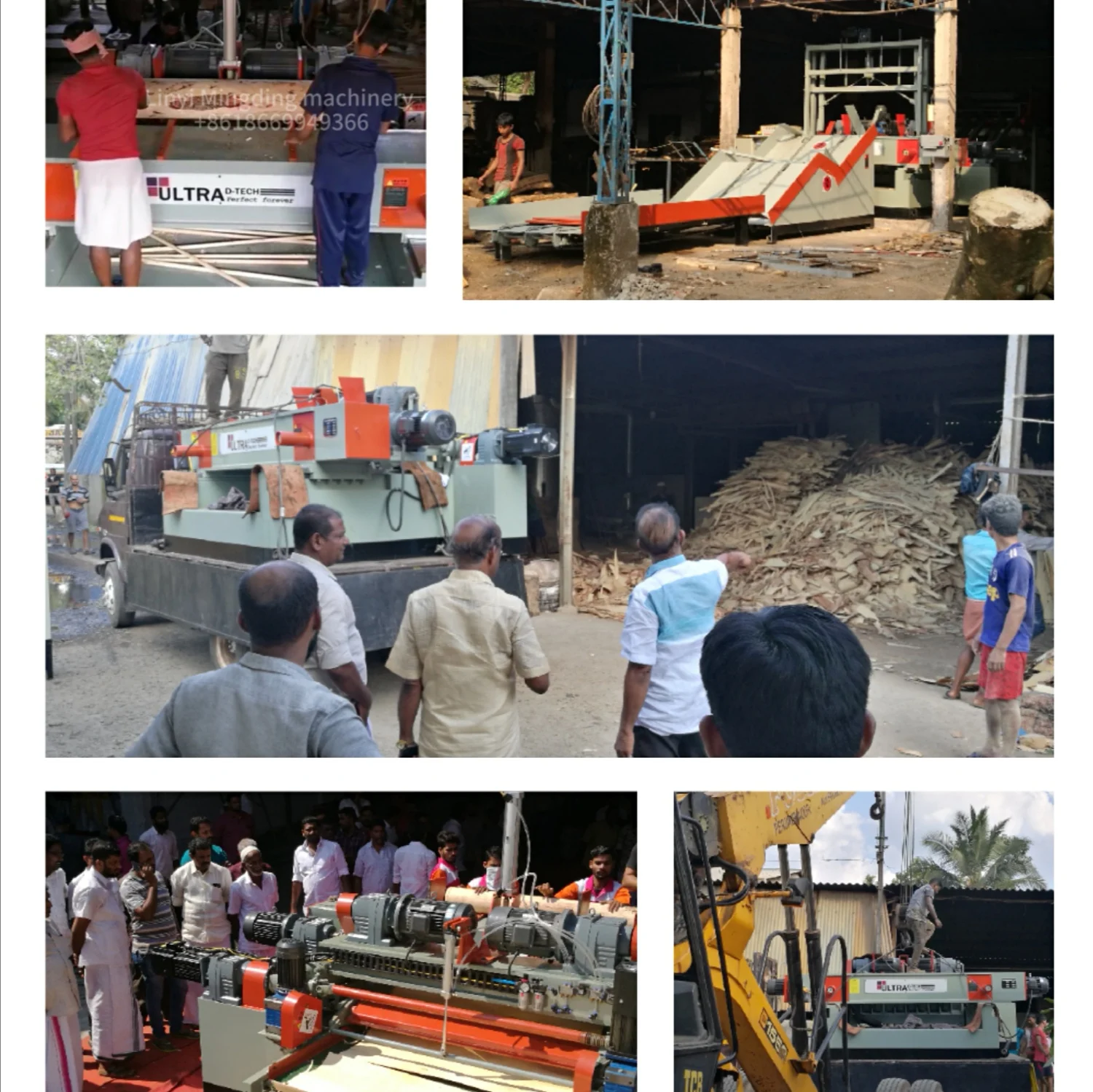 Different Models Spindleless Veneer Peeling Machine For Plywood Making Line