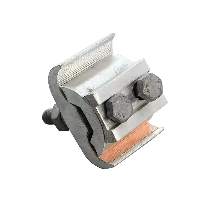 Two Bolts Series Aluminum Copper Parallel Groove Wire Clamp/aluminum and copper parallel groove connector Piercing clamp