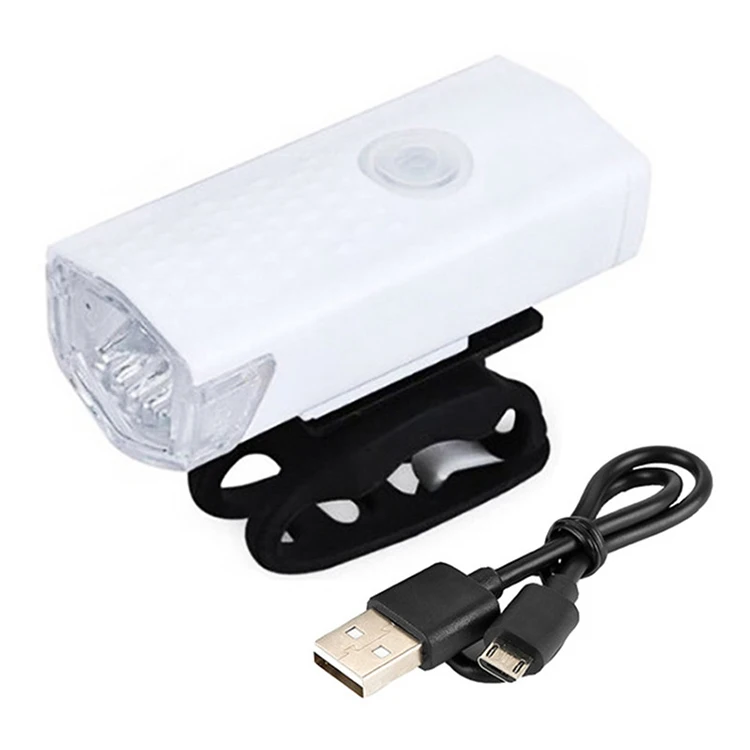  Перезаряжаемый от USB 3 режима велосипедный передний фонарь черный светодиодный для велосипедных