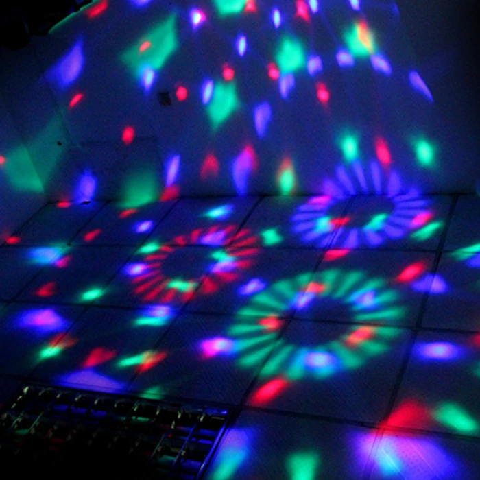 AC85-265V 180 градусов вращающийся красочная музыкальная пульт дистанционного управления Мини светодиодный диджейский световой проектор магический шар для КТВ