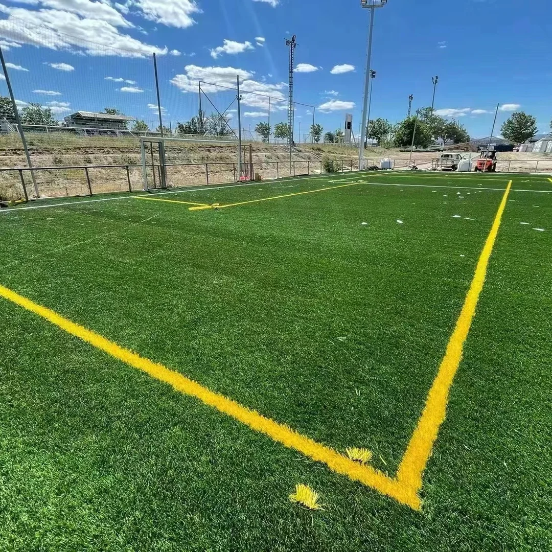 Outdoor 50mm football artificial grass Synthetic Grass High density artificial soccer field grass