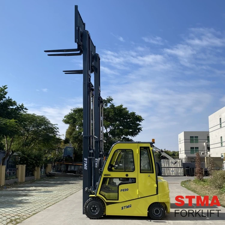 STMA brand empilhadeira eletrica 2.5 ton electric forklift triplex 6m and side shifter
