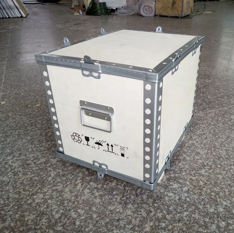 High Quality Wooden Crates Collapsible Plywood Box Nailless Foldable Wooden Box for Shipping