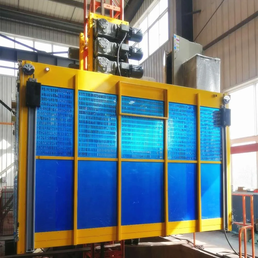 High capacity price list construction hoist site lifting elevator machine