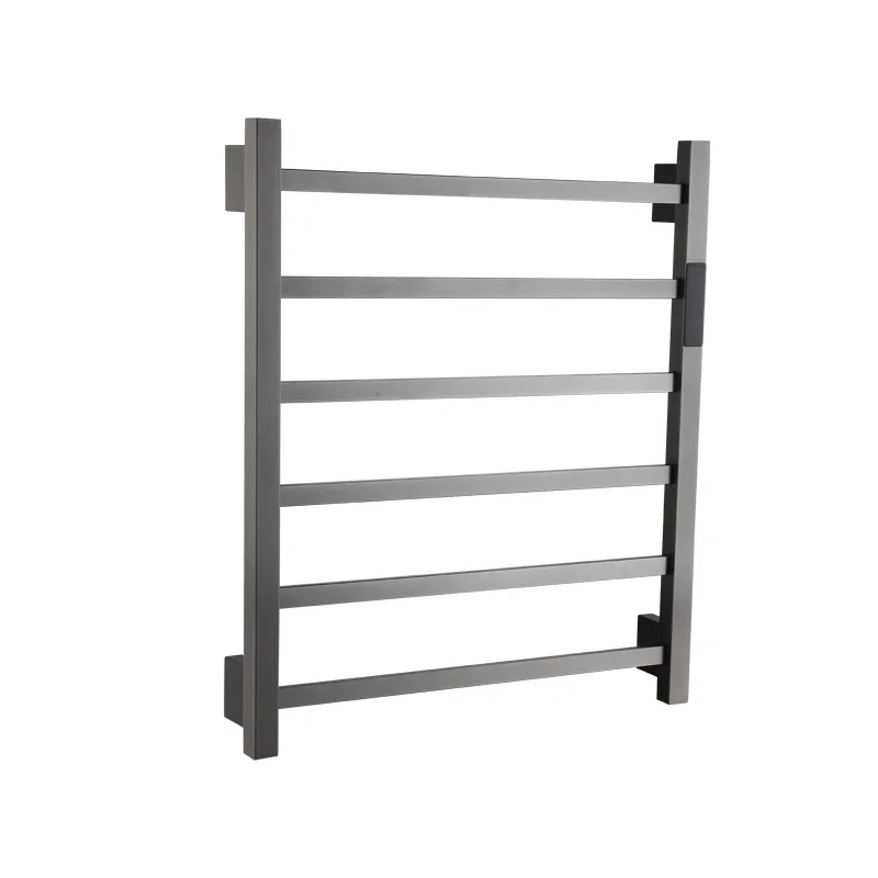 Factory price hot selling 6-Bar Towel Warmer  Fast Heating Auto Shut-Off Timer LED Display Panel  Hardwired or Plug-in Options
